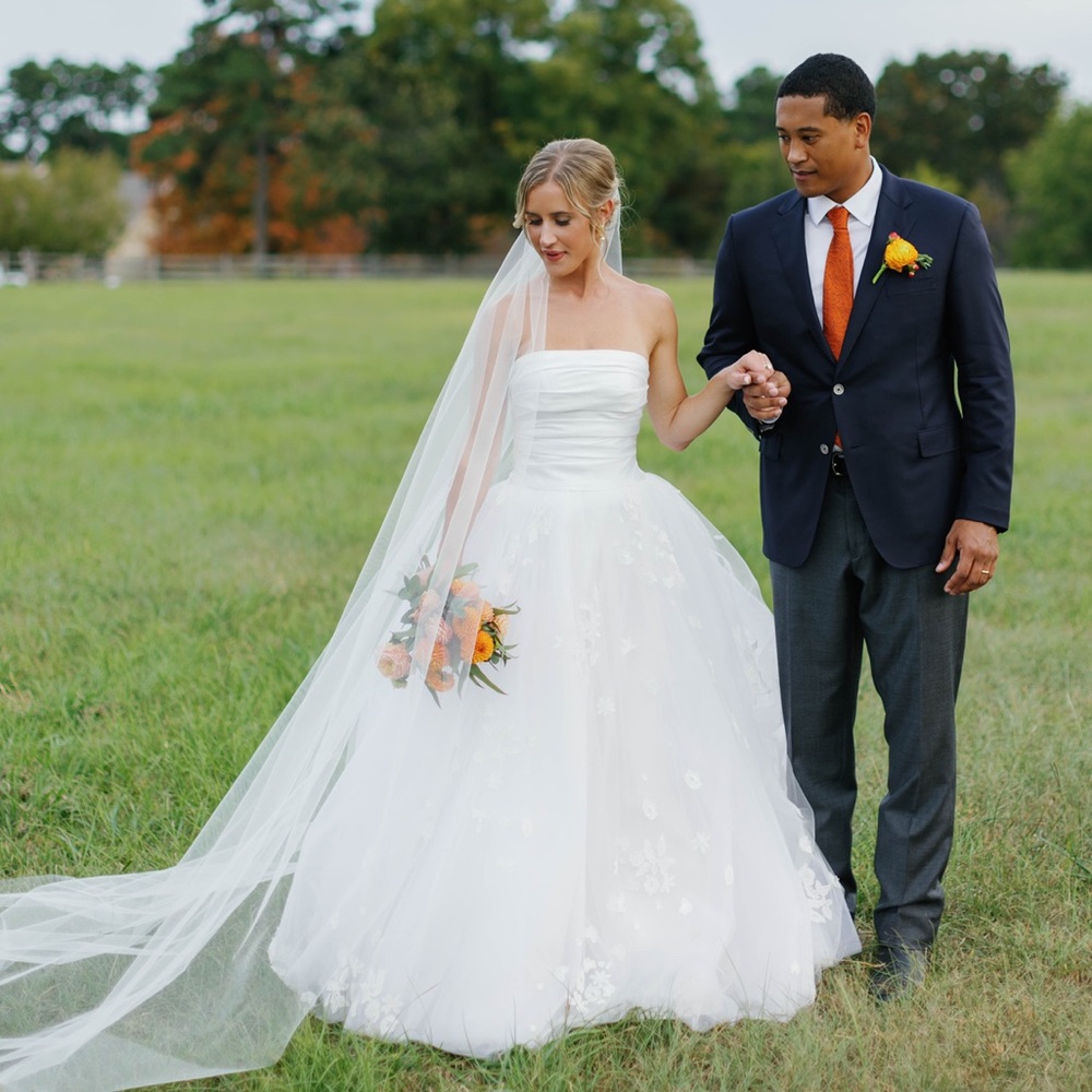 Peter Langner “Daisy” wedding gown, size 6 (fits like a 2-4)